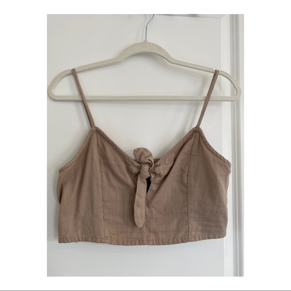 Crop Tank Top with Bow from Aerie